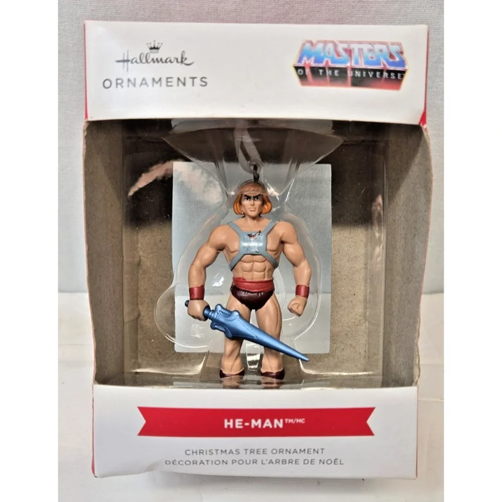 Hallmark Skeletor & He-Man Masters of the Universe Christmas Ornaments 2022 NEW